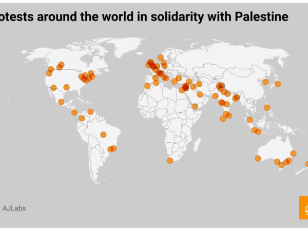 Internacional: Acciones de apoyo y solidaridad con el heroico pueblo palestino